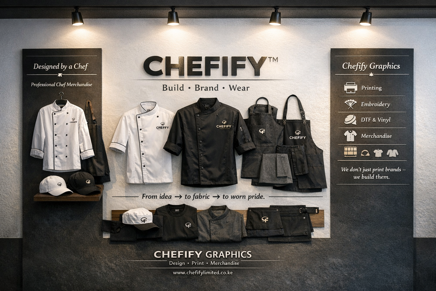 Chefify staff uniform packages