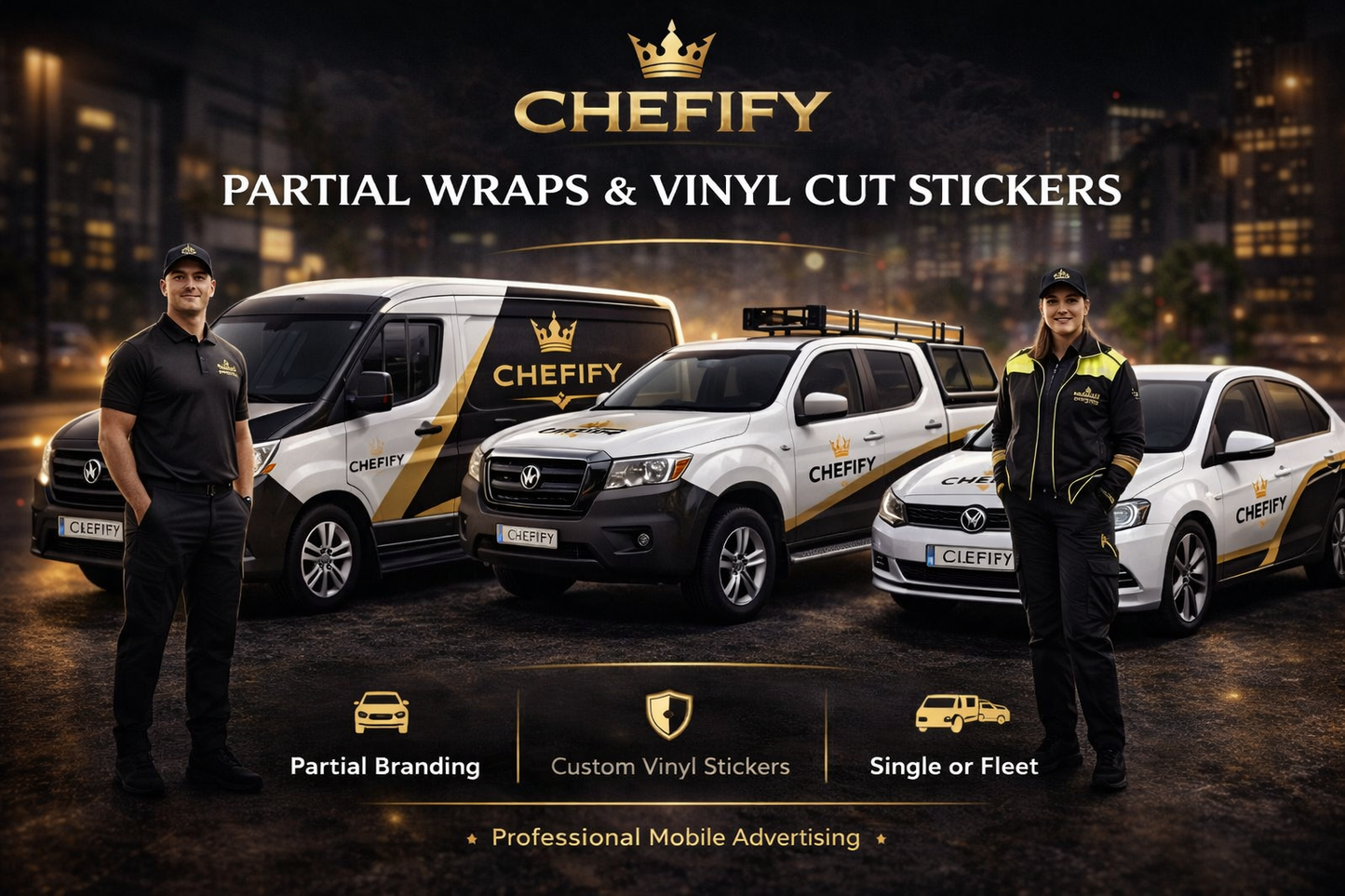 Chefify Vehicle Branding Package