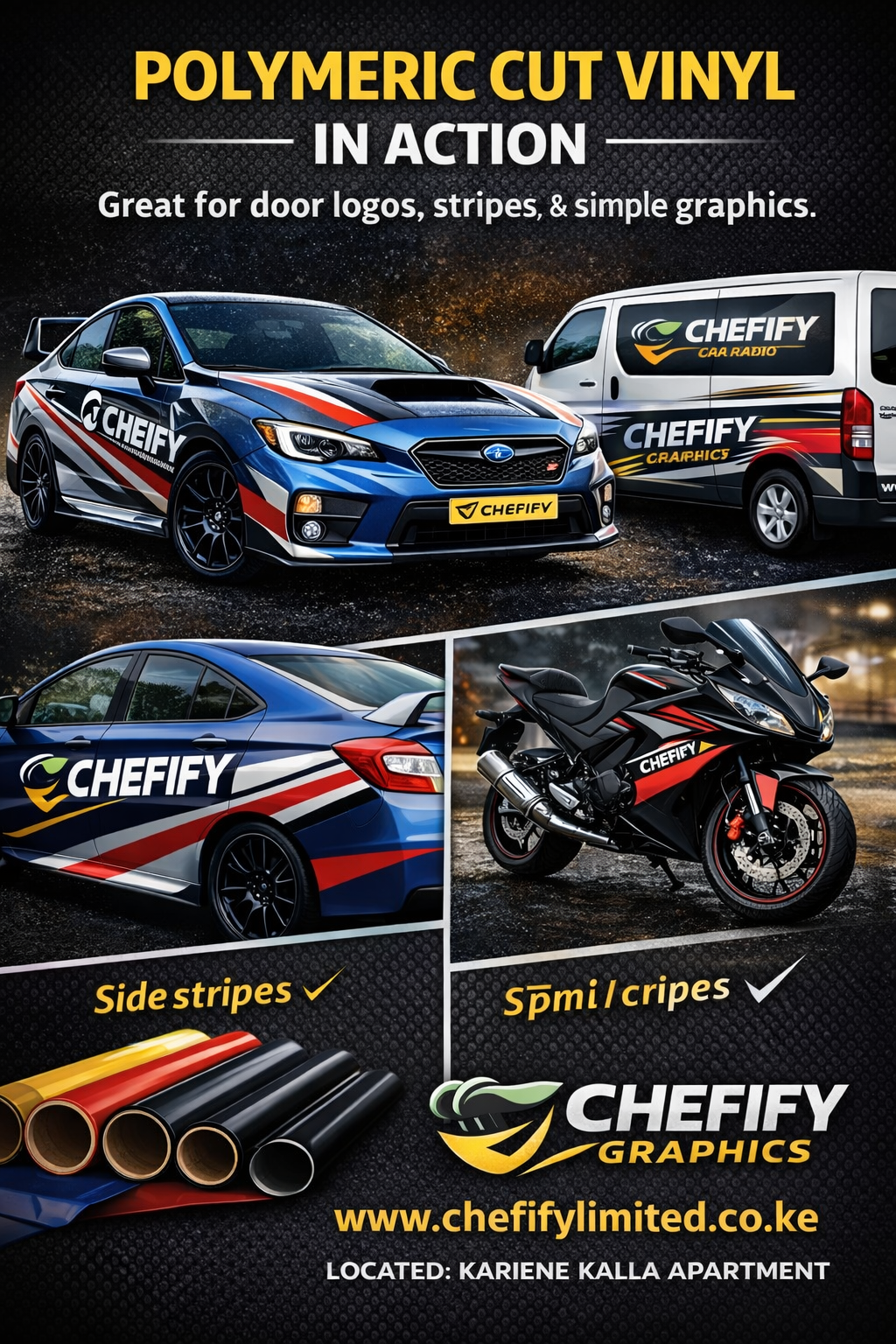 Chefify Vehicle Branding Package