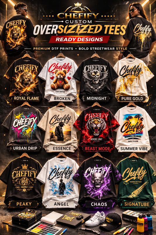 Chefify oversized Tees